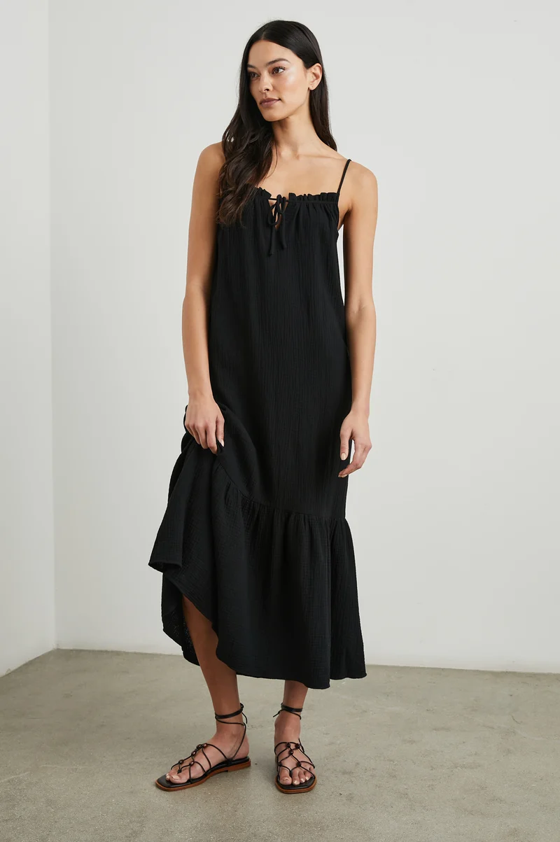 Marseille Black Dress