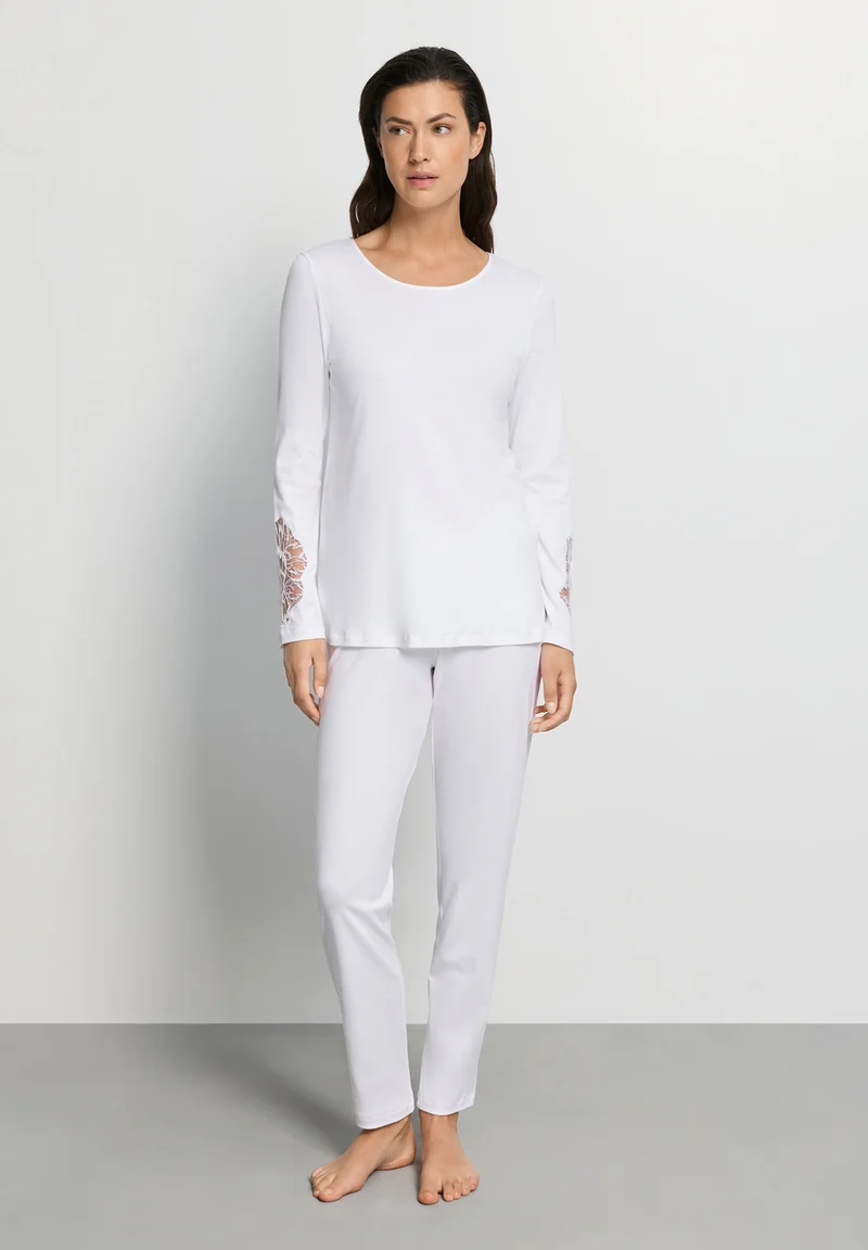 Belen NW L/SLV Pajama | white 074748-070101