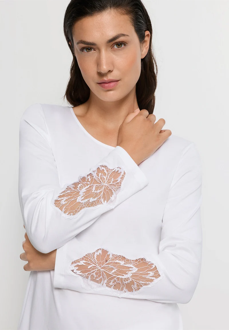 Belen NW L/SLV Pajama | white 074748-070101