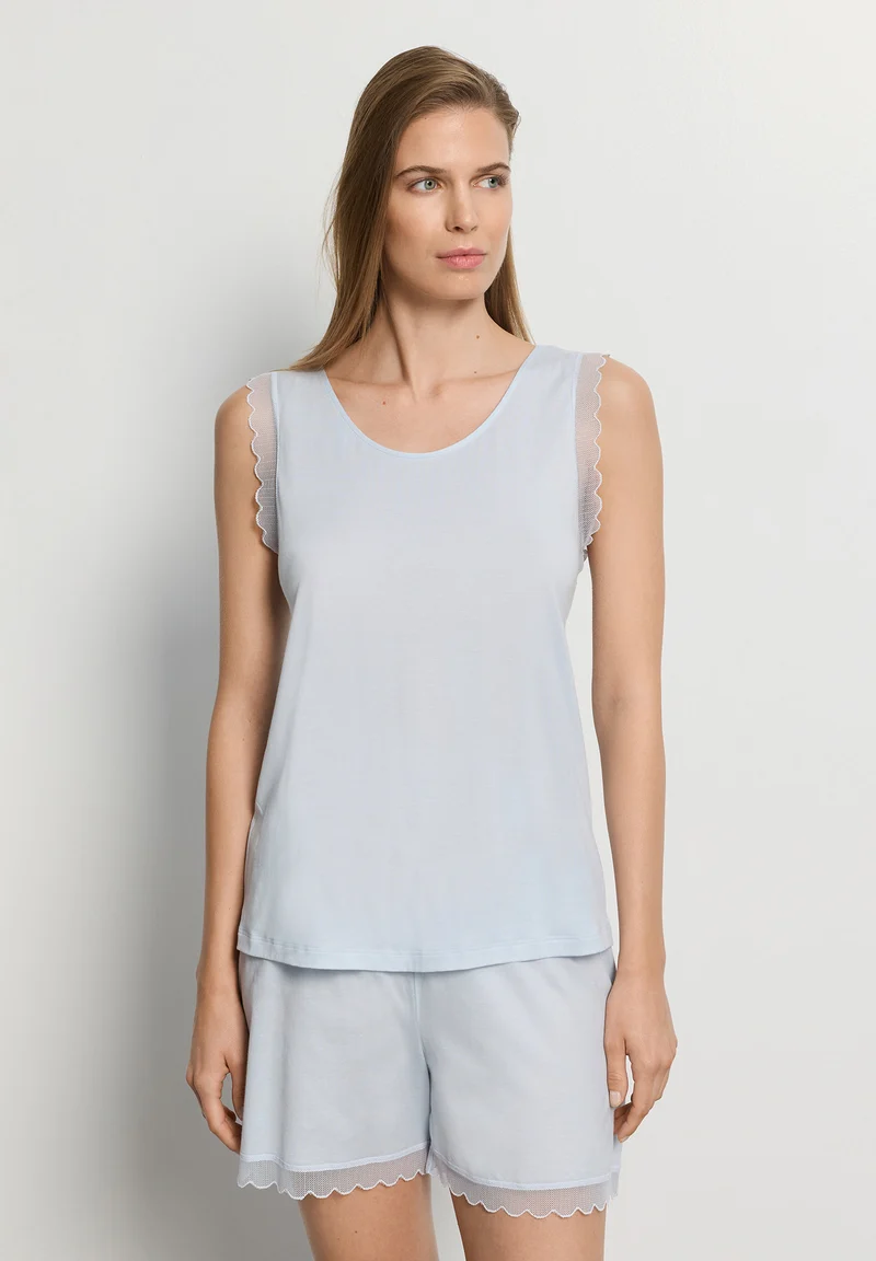 Inaya Sleeveless Short Pyjama | watery blue 074738-072244