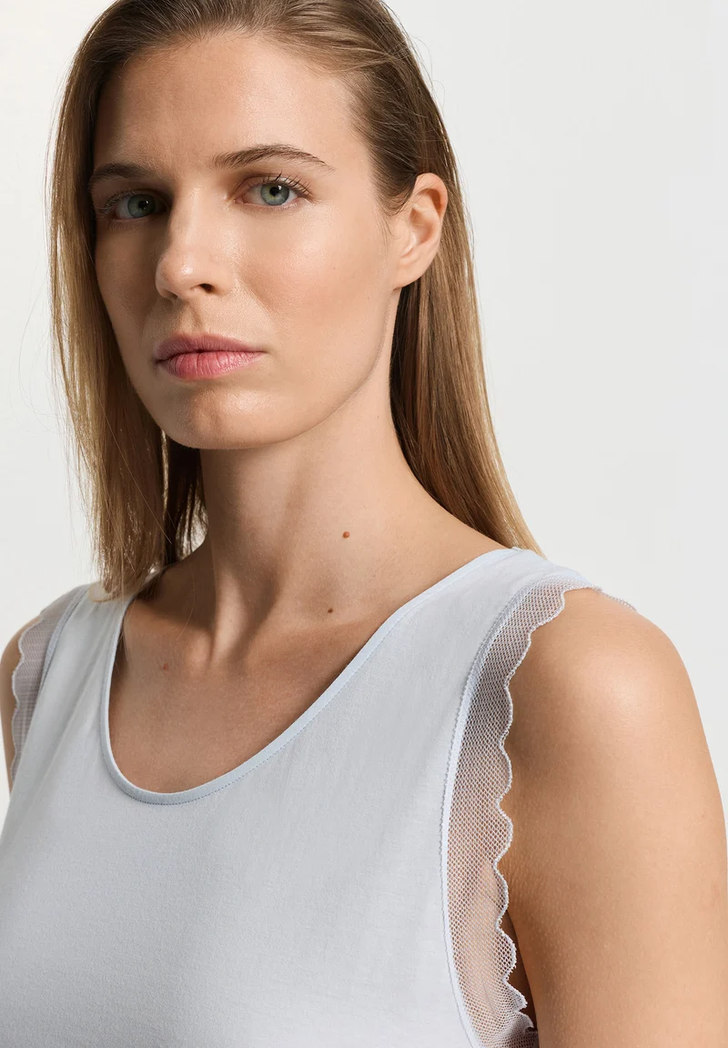 Inaya Sleeveless Short Pyjama | watery blue 074738-072244