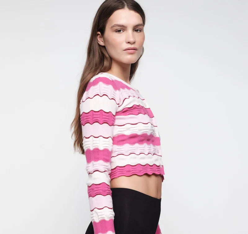Soft Knit Textured Cardigan