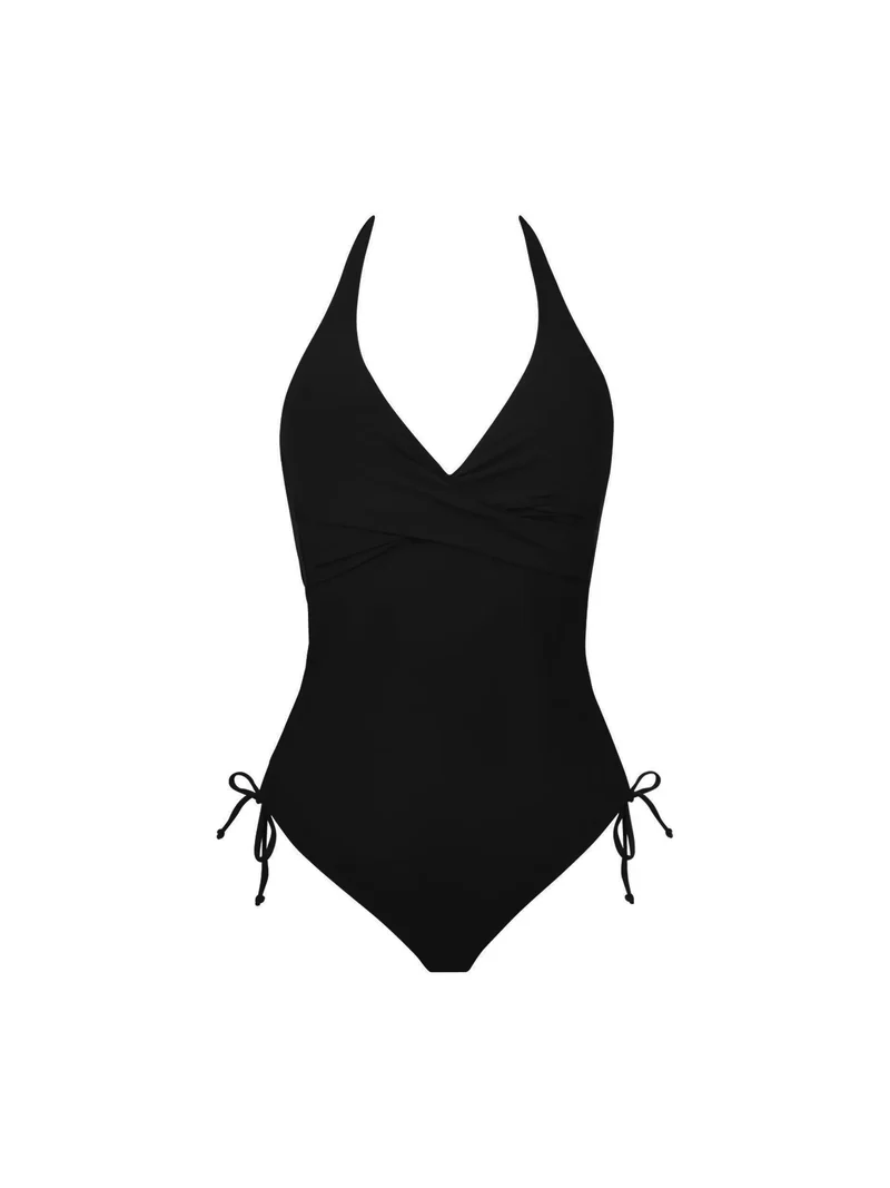 Antigel Swimwear von Lise Charmel – La Chiquissima Badeanzug mit tiefem Rückenausschnitt Noir