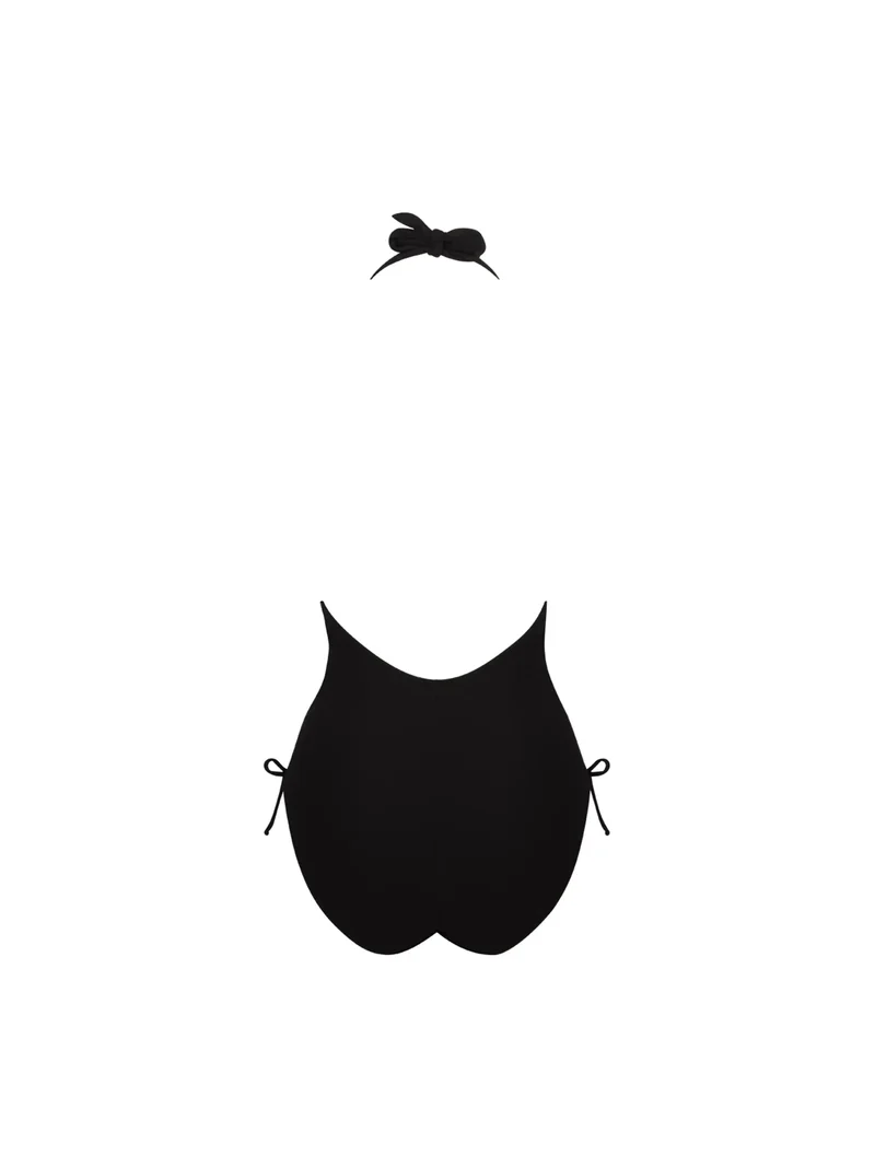 Antigel Swimwear von Lise Charmel – La Chiquissima Badeanzug mit tiefem Rückenausschnitt Noir