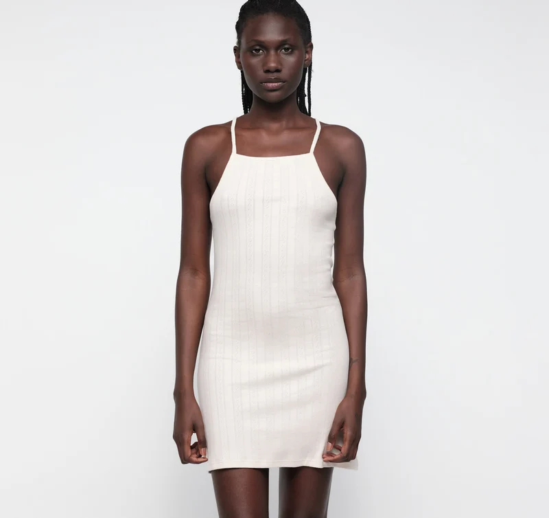 Pointelle Dress