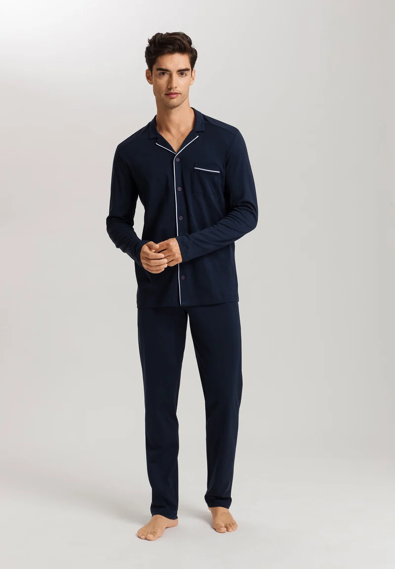 Night & Day L/SLV Pajama | deep navy 075587-071610