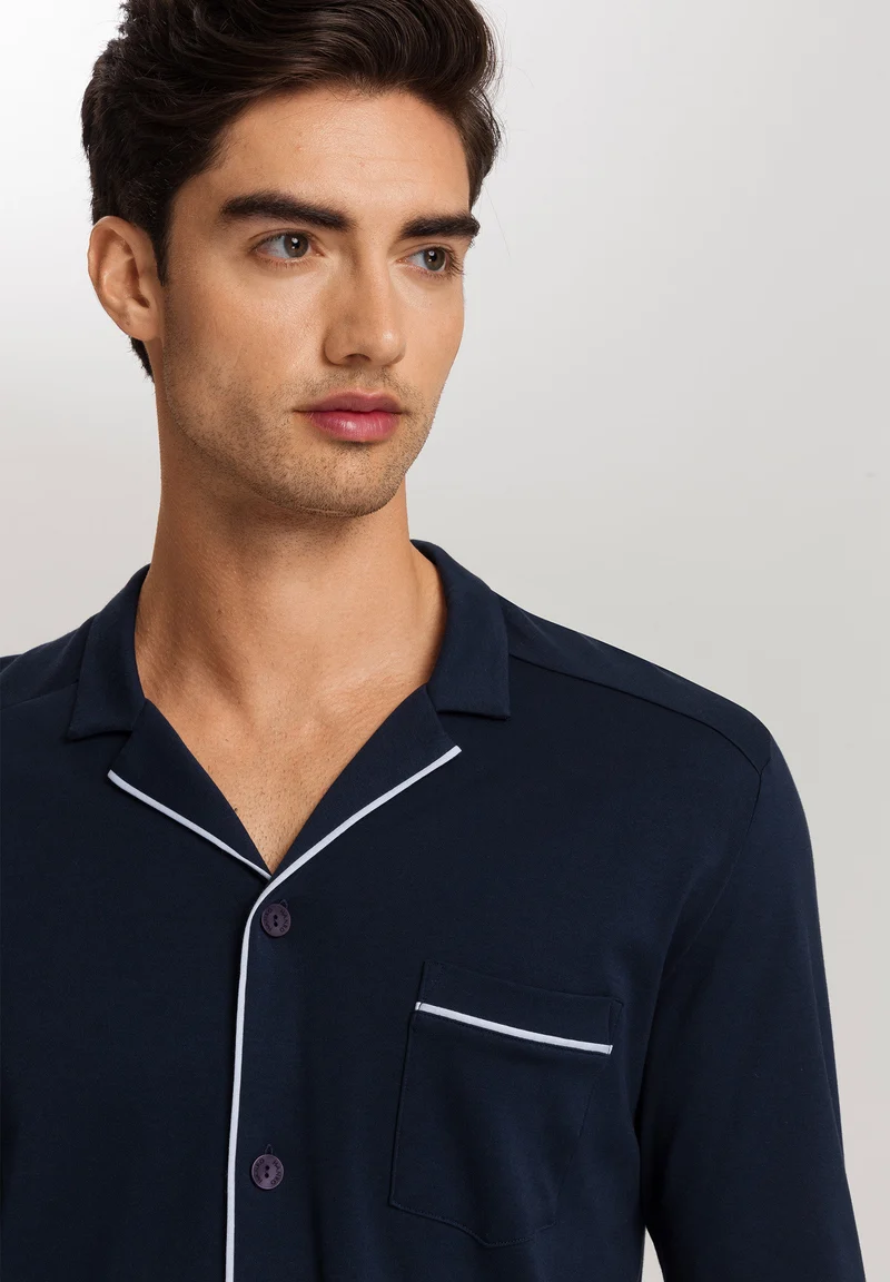 Night & Day L/SLV Pajama | deep navy 075587-071610