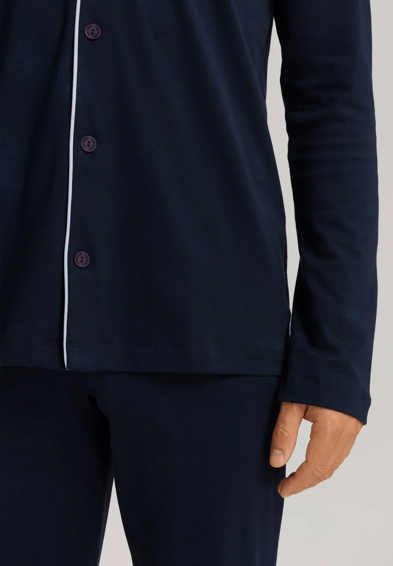Night & Day L/SLV Pajama | deep navy 075587-071610
