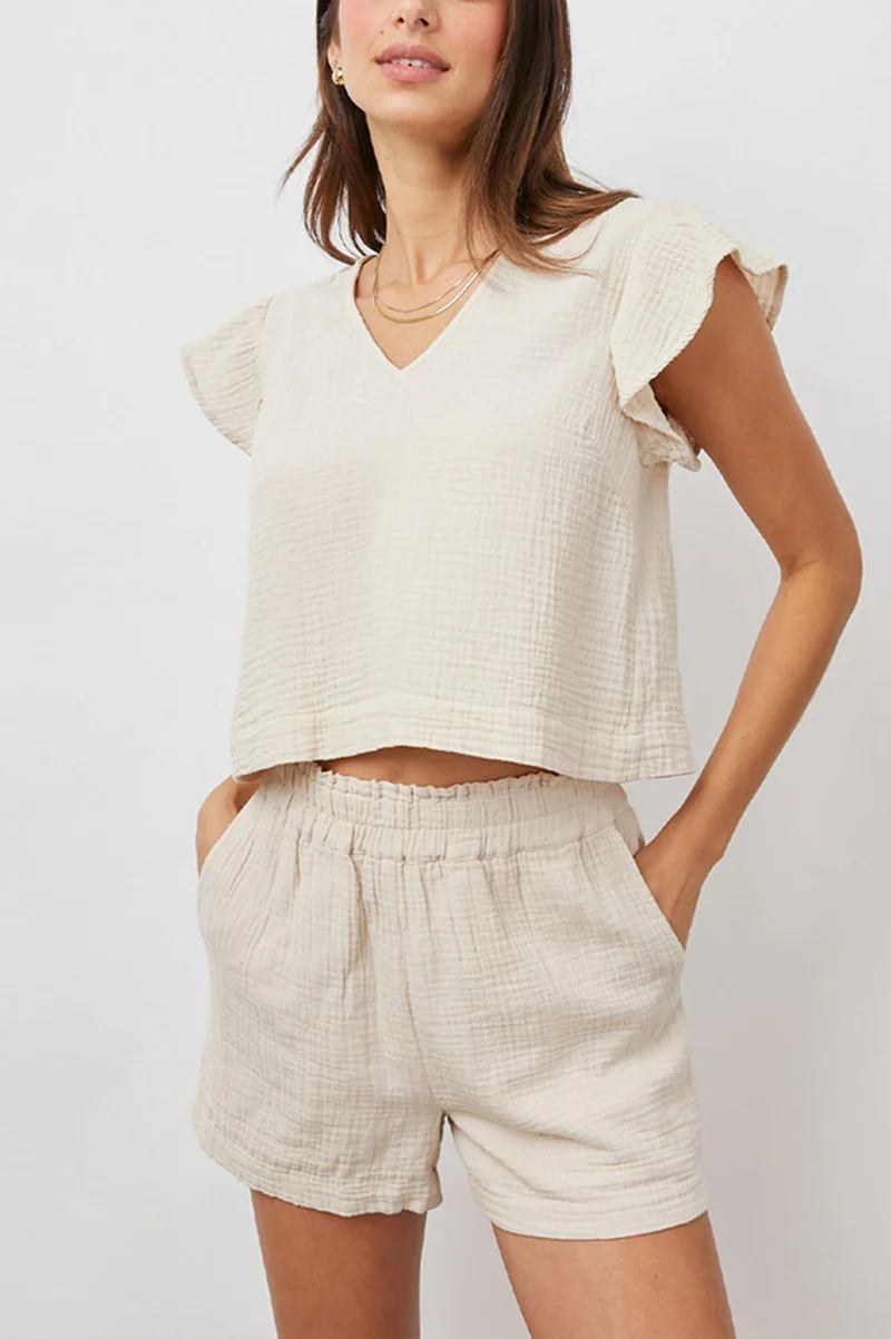 Miley Flax Blouse