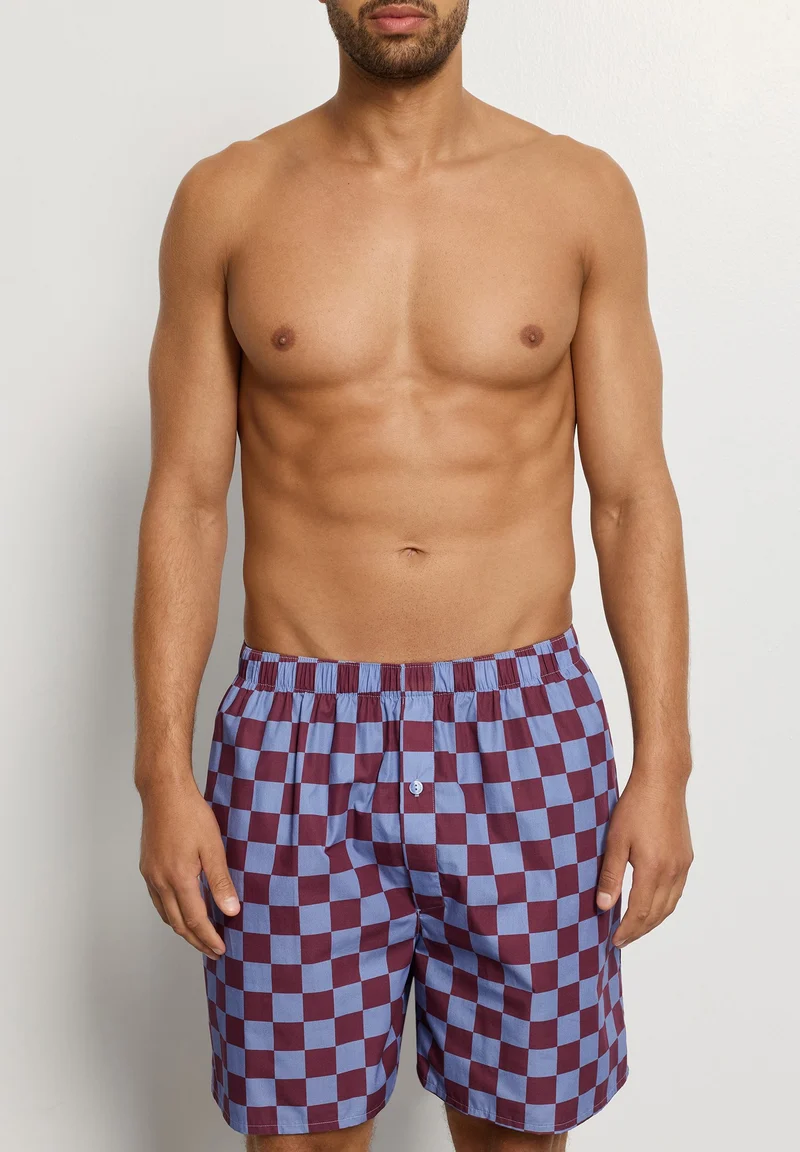 Arthur Arbesser X Hanro Boxers | chess print 076369-073068