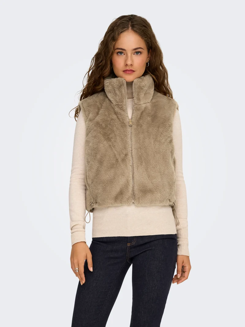 ONLDANA FAUX FUR REV.WAISTCOAT OTW CC