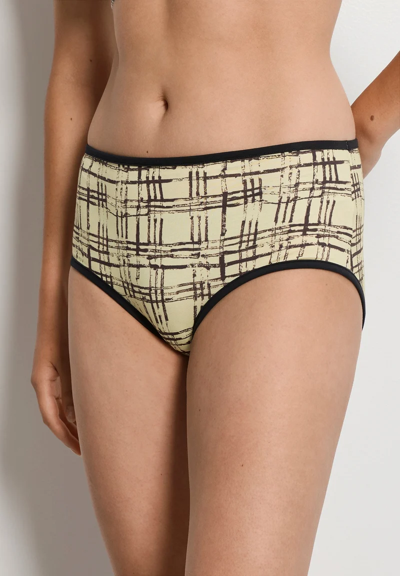 Arthur Arbesser X Hanro Maxi Briefs | tartan print 076359-073069