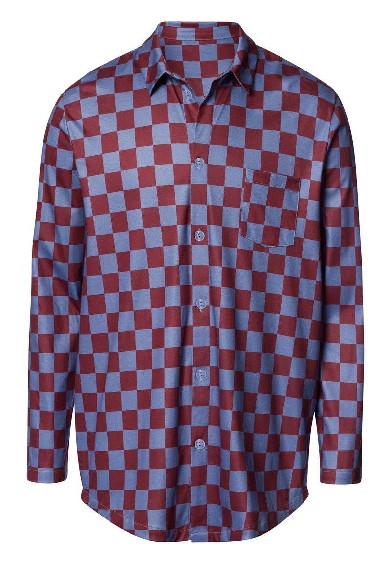 Arthur Arbesser X Hanro L/SLV Shirt | chess print 076347-073068