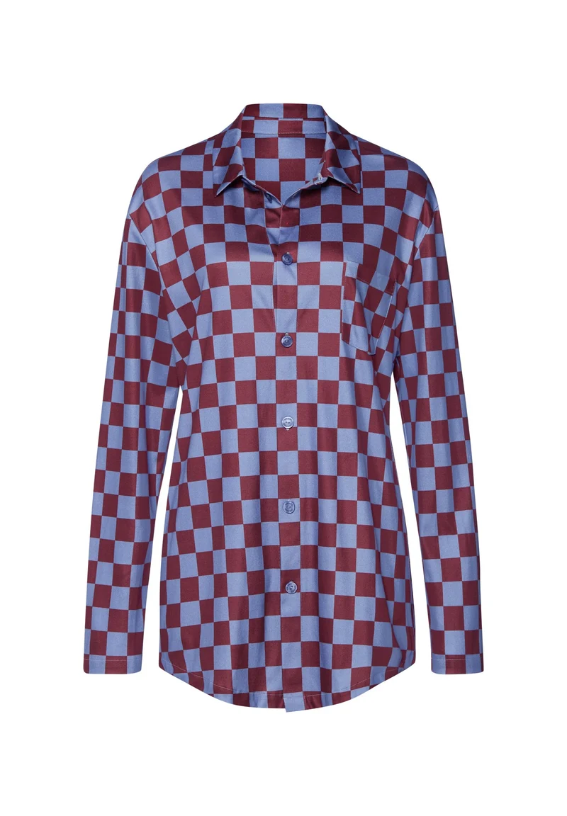 Arthur Arbesser X Hanro L/SLV Shirt | chess print 076347-073068