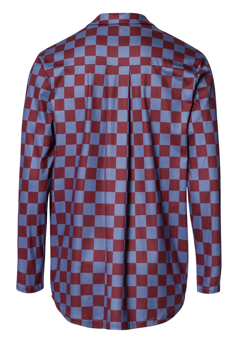 Arthur Arbesser X Hanro L/SLV Shirt | chess print 076347-073068