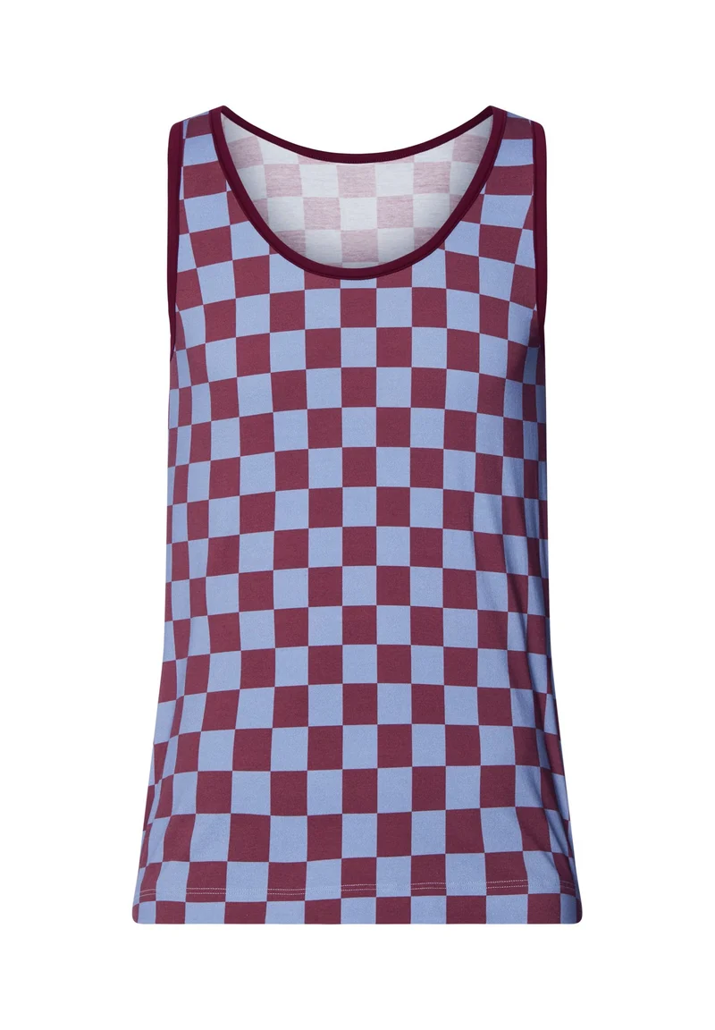 Arthur Arbesser X Hanro Tank Top | chess print 076342-073068
