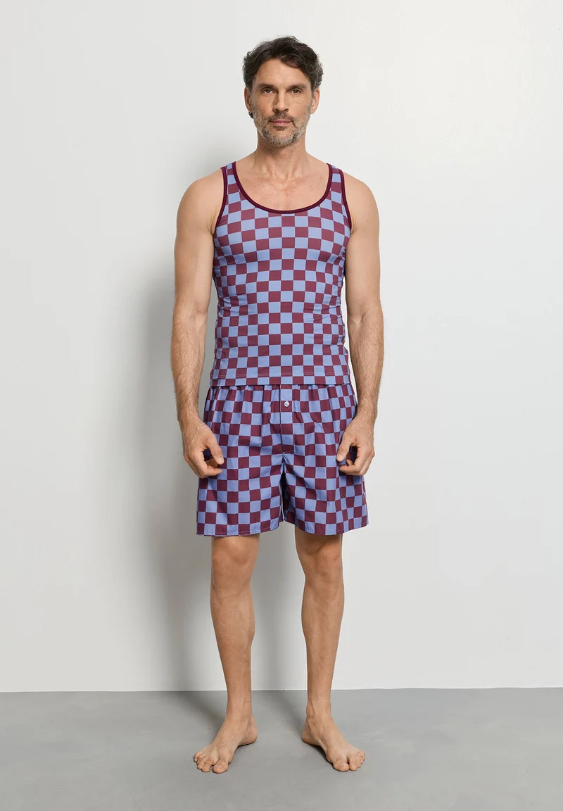 Arthur Arbesser X Hanro Tank Top | chess print 076342-073068