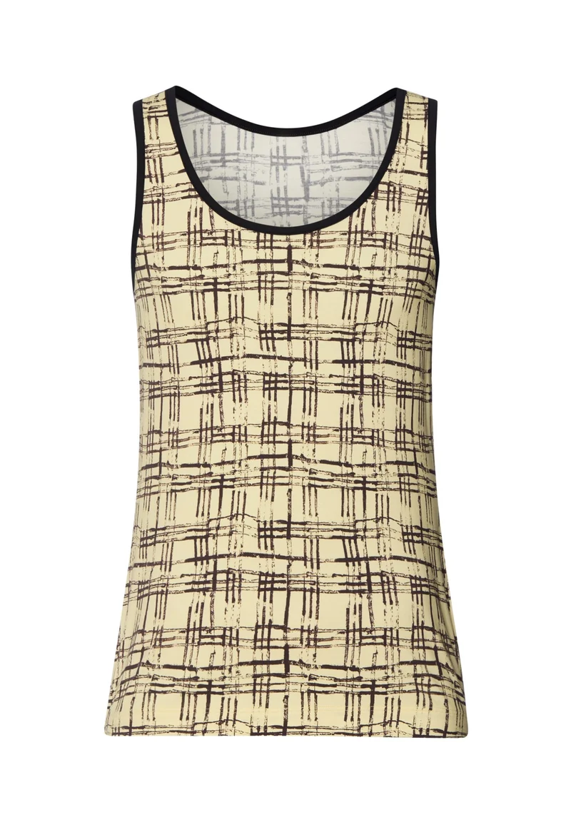 Arthur Arbesser X Hanro Tank Top | tartan print 076342-073069