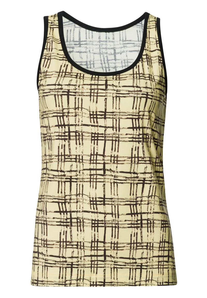 Arthur Arbesser X Hanro Tank Top | tartan print 076342-073069