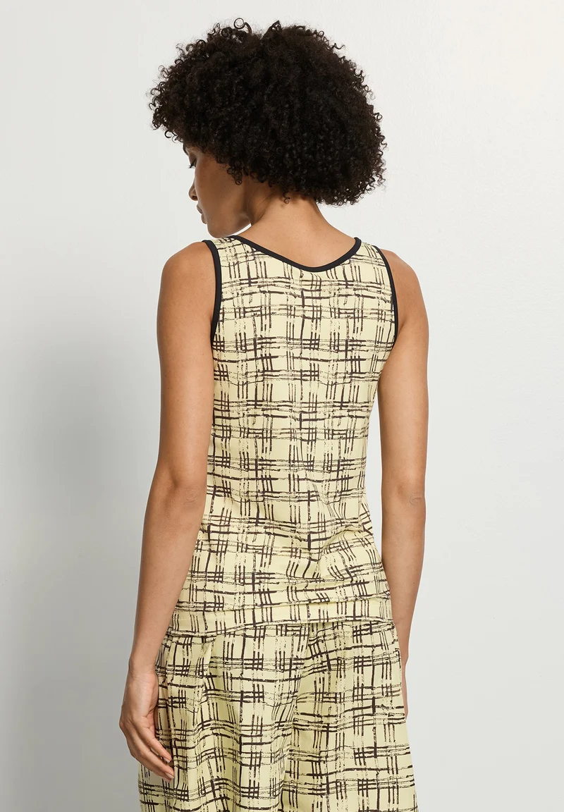 Arthur Arbesser X Hanro Tank Top | tartan print 076342-073069