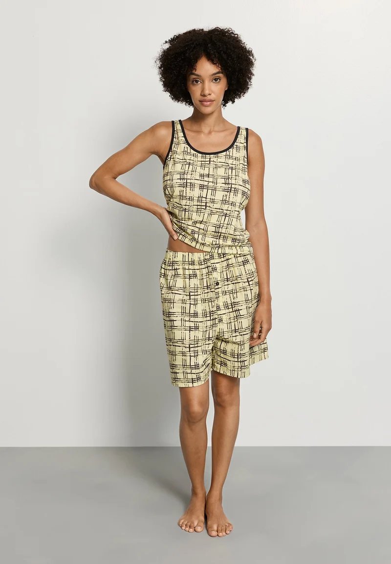 Arthur Arbesser X Hanro Tank Top | tartan print 076342-073069
