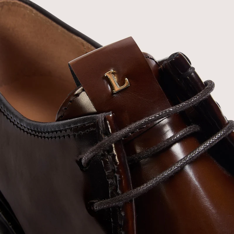 Etta Lace-Up Chunky Loafers - Tan