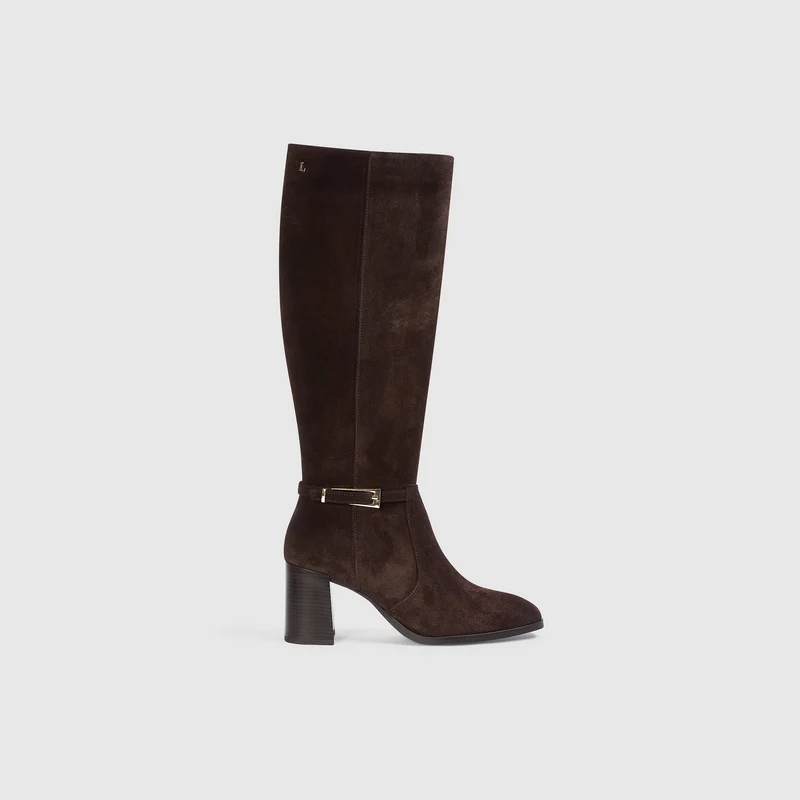 Ivy Knee-High Boots - Chocolate