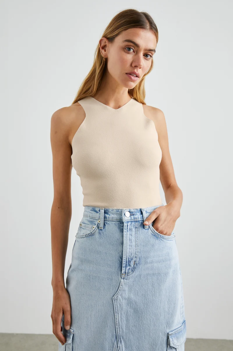 Ally Ivory Vest Top