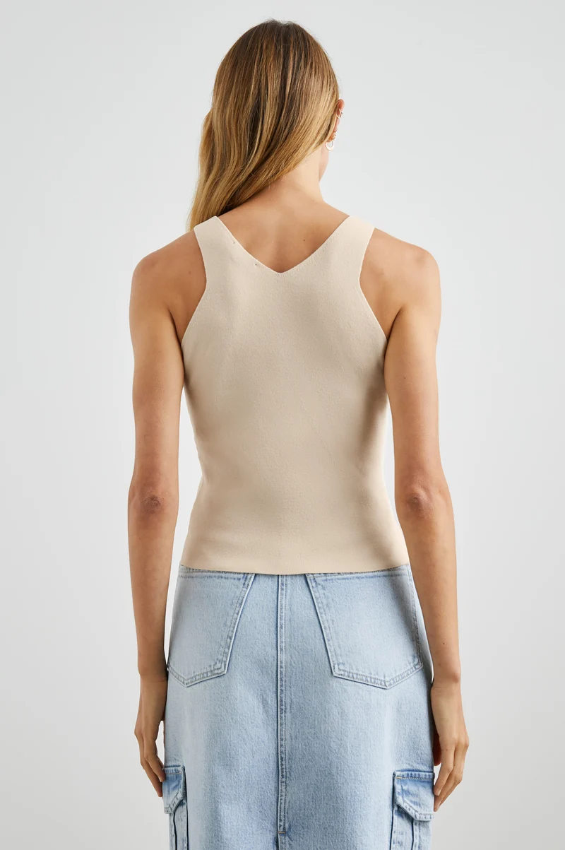Ally Ivory Vest Top