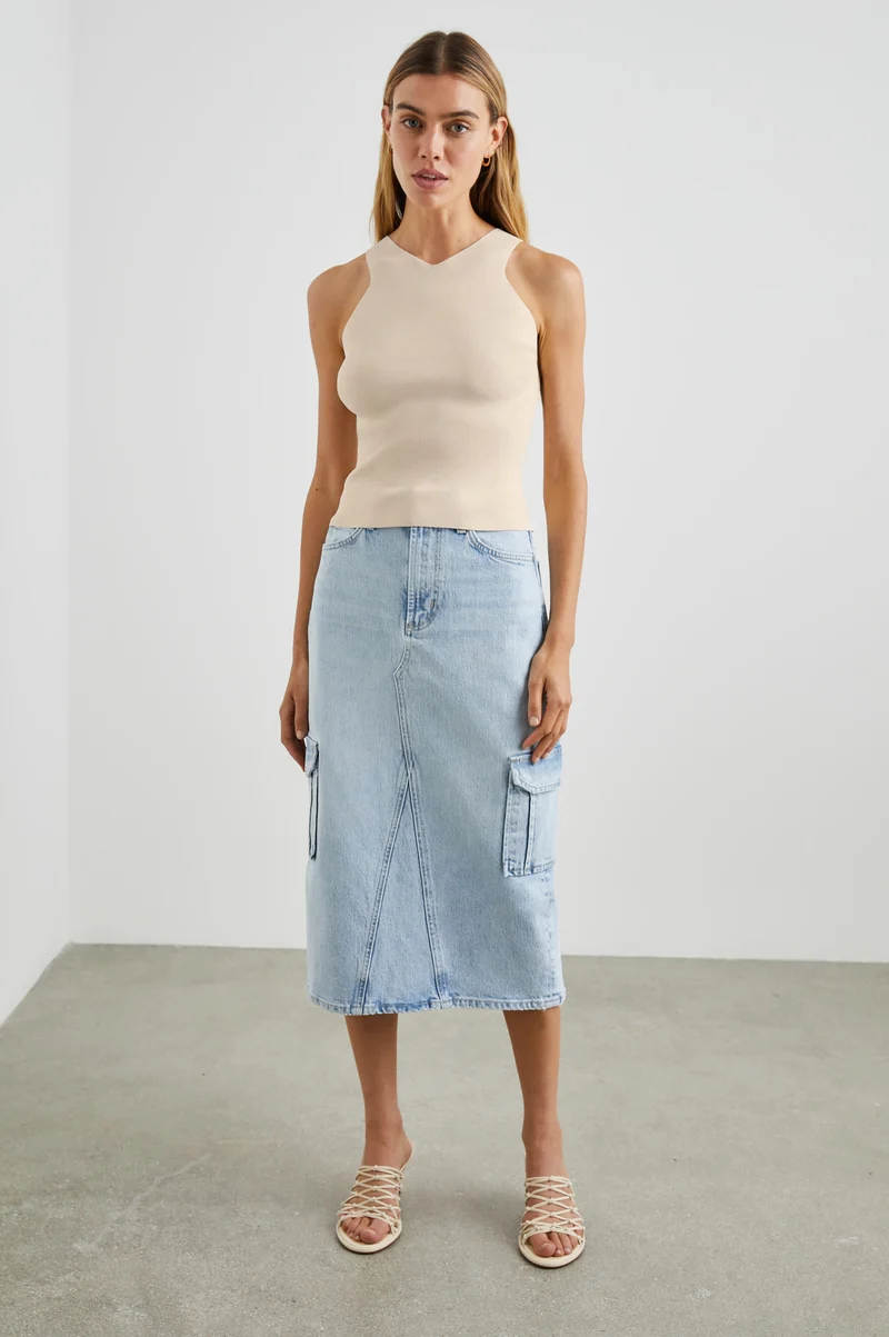 Ally Ivory Vest Top