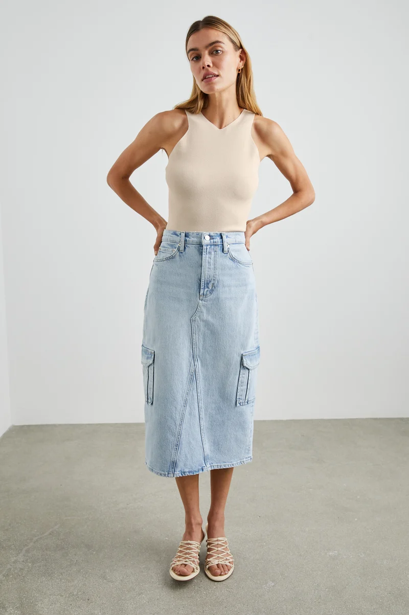 Ally Ivory Vest Top