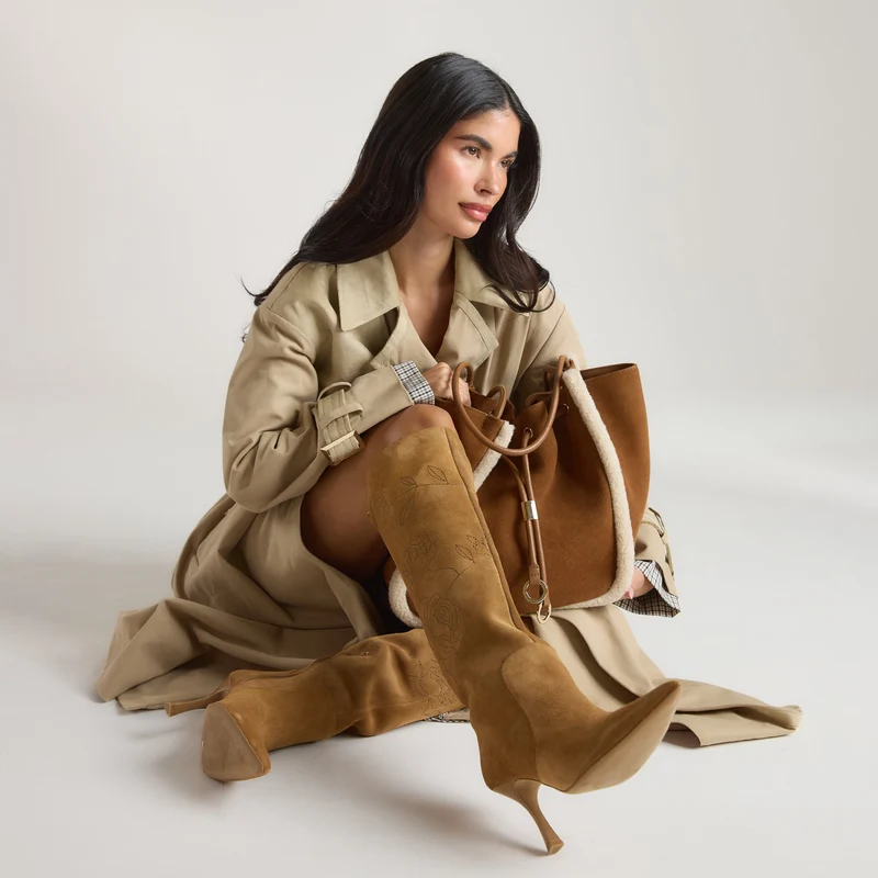Nova Knee-High Boots - Tan