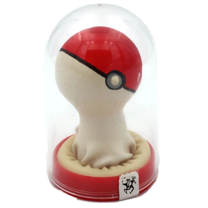 CONDOMERIE - HANDBEMALTE NEUHEITSKONDOME POKEBALL ROT-WEISS