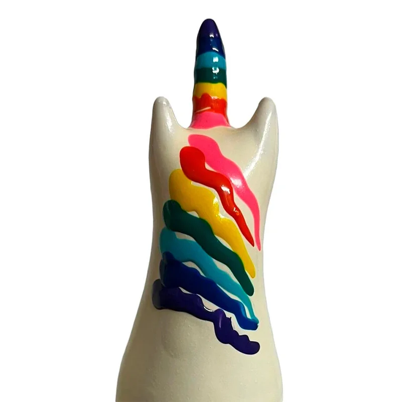 CONDOMERIE - HANDBEMALTE NEUHEITSKONDOME EINHORN REGENBOGEN