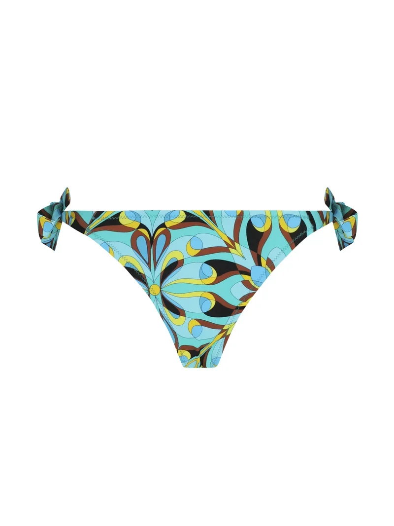 Antigel Swimwear von Lise Charmel - La Psychedelique Bikini mit schmalen Seiten, leuchtendes Blau