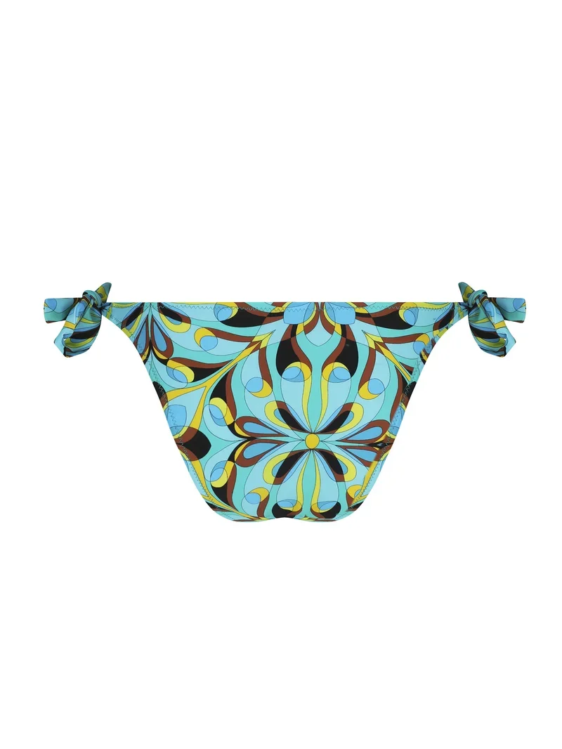 Antigel Swimwear von Lise Charmel - La Psychedelique Bikini mit schmalen Seiten, leuchtendes Blau
