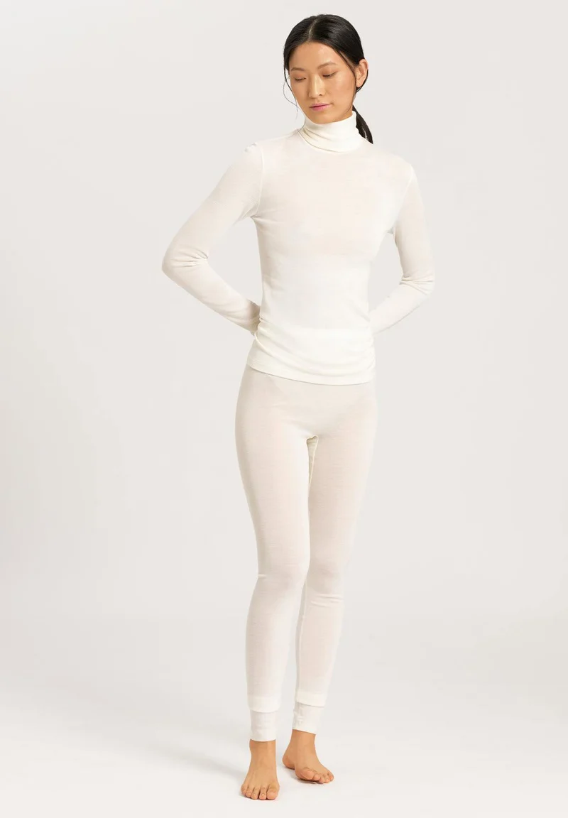 Woolen Silk Turtle-Neck Shirt | cygne 071423-070795
