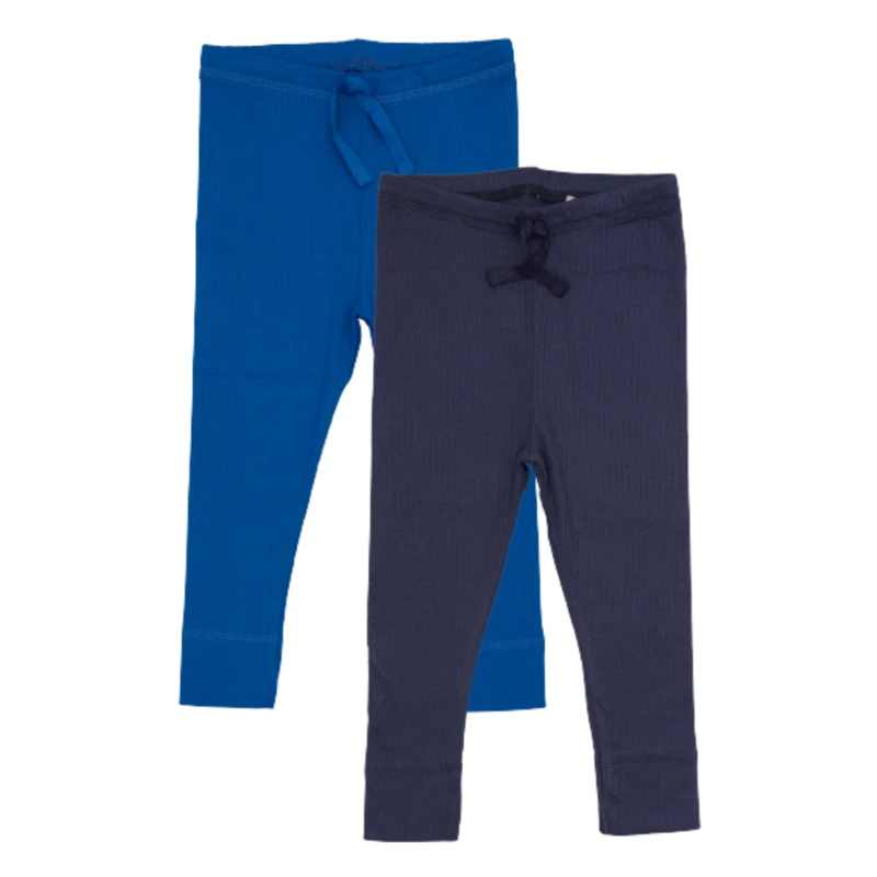 Copenhagen Colors Leggings im 2er-Pack – Blau/Marineblau
