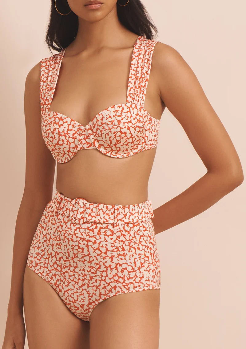 Audrey Ditsy Bikini Top