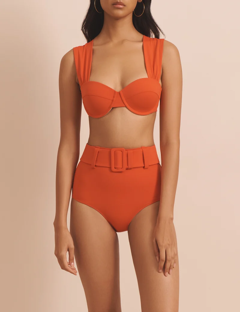 Audrey Flame Bikini Top