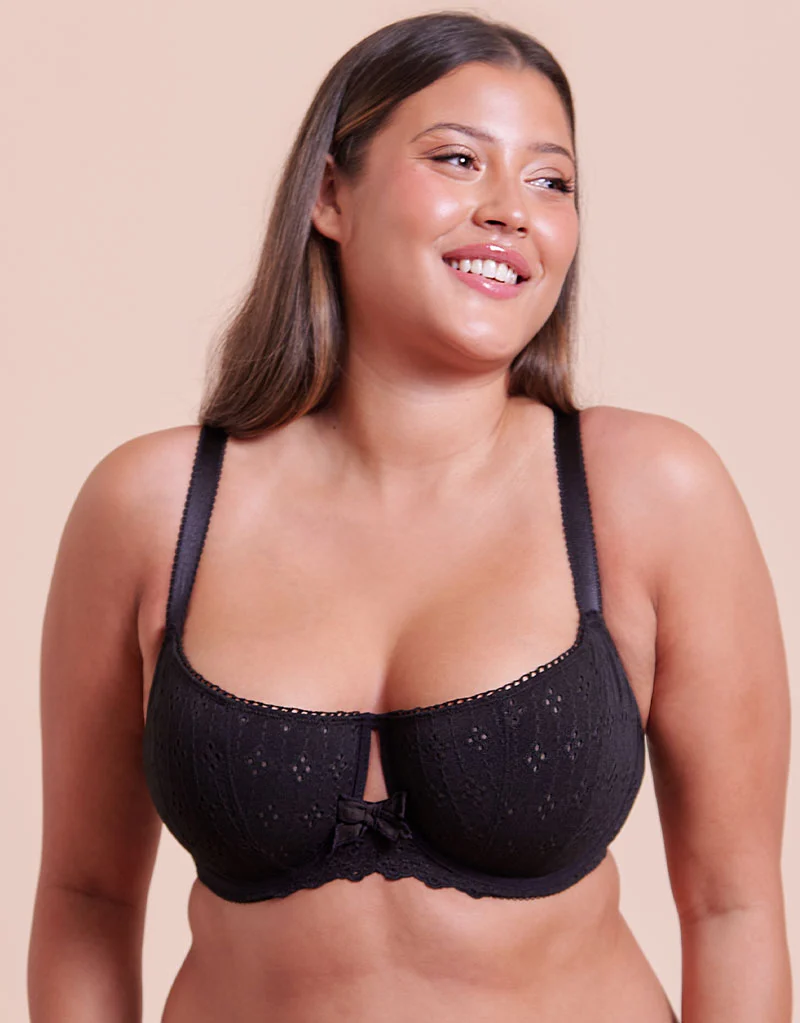 Curvy Kate Flora Balcony Bra Black