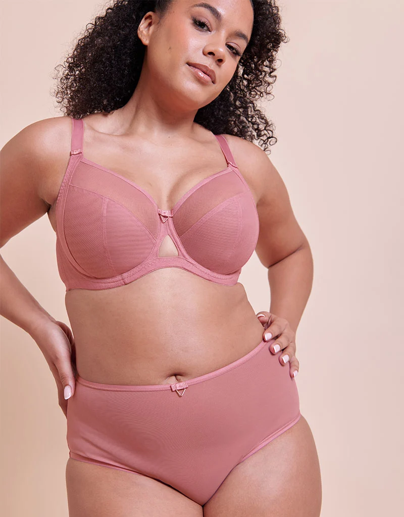 Curvy Kate Victory Side Support Balcony Bra Rose Pink