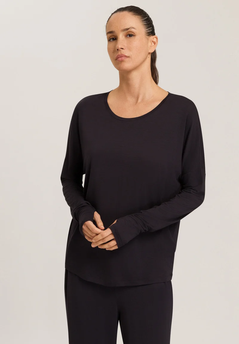 Yoga L/SLV Shirt | black beauty 078796-072199