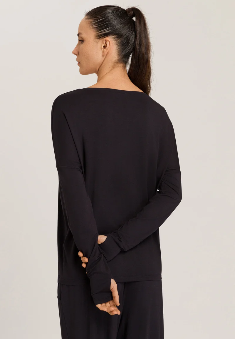 Yoga L/SLV Shirt | black beauty 078796-072199