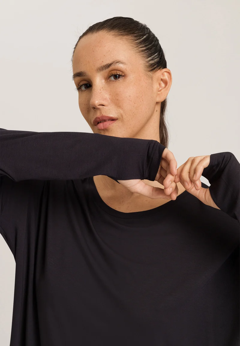 Yoga L/SLV Shirt | black beauty 078796-072199