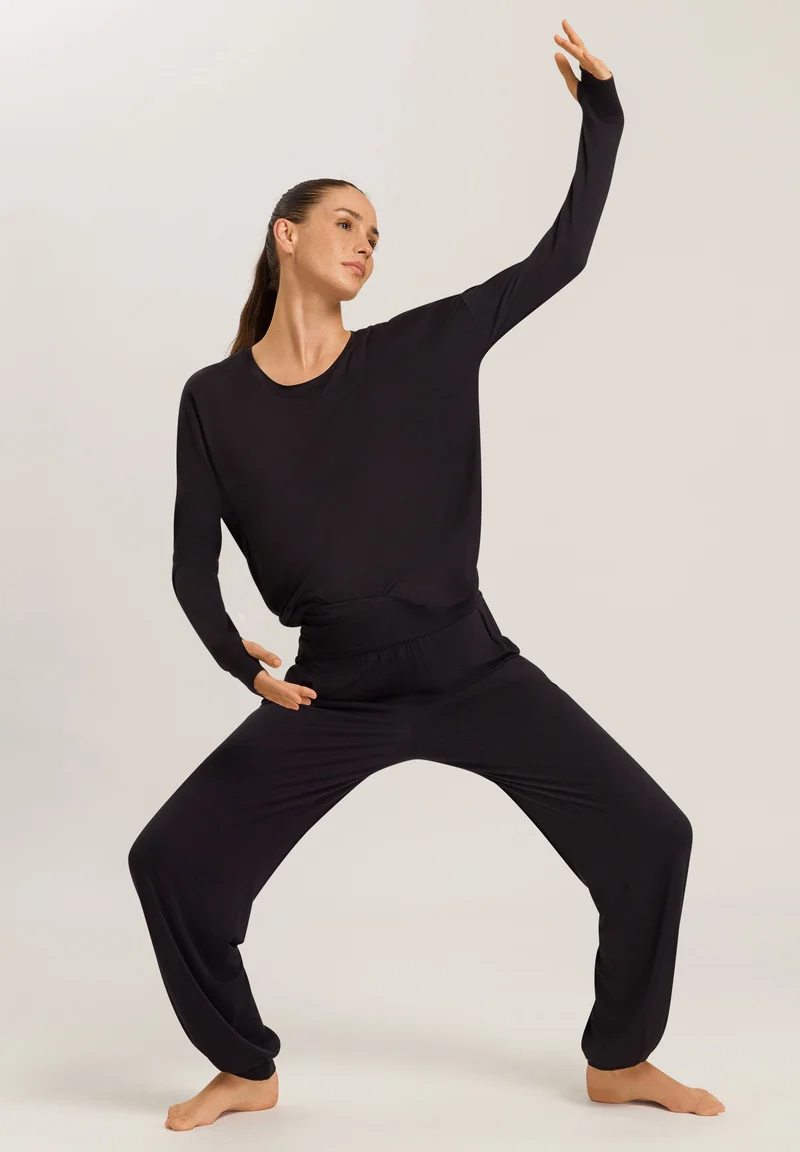 Yoga L/SLV Shirt | black beauty 078796-072199