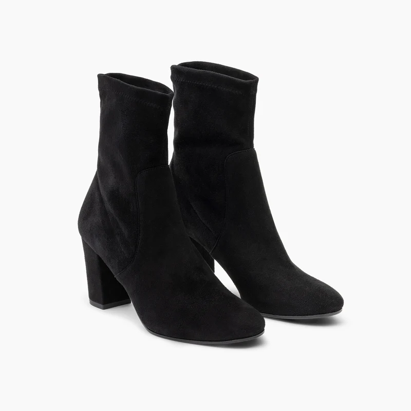 Suza Black Ankle Boots