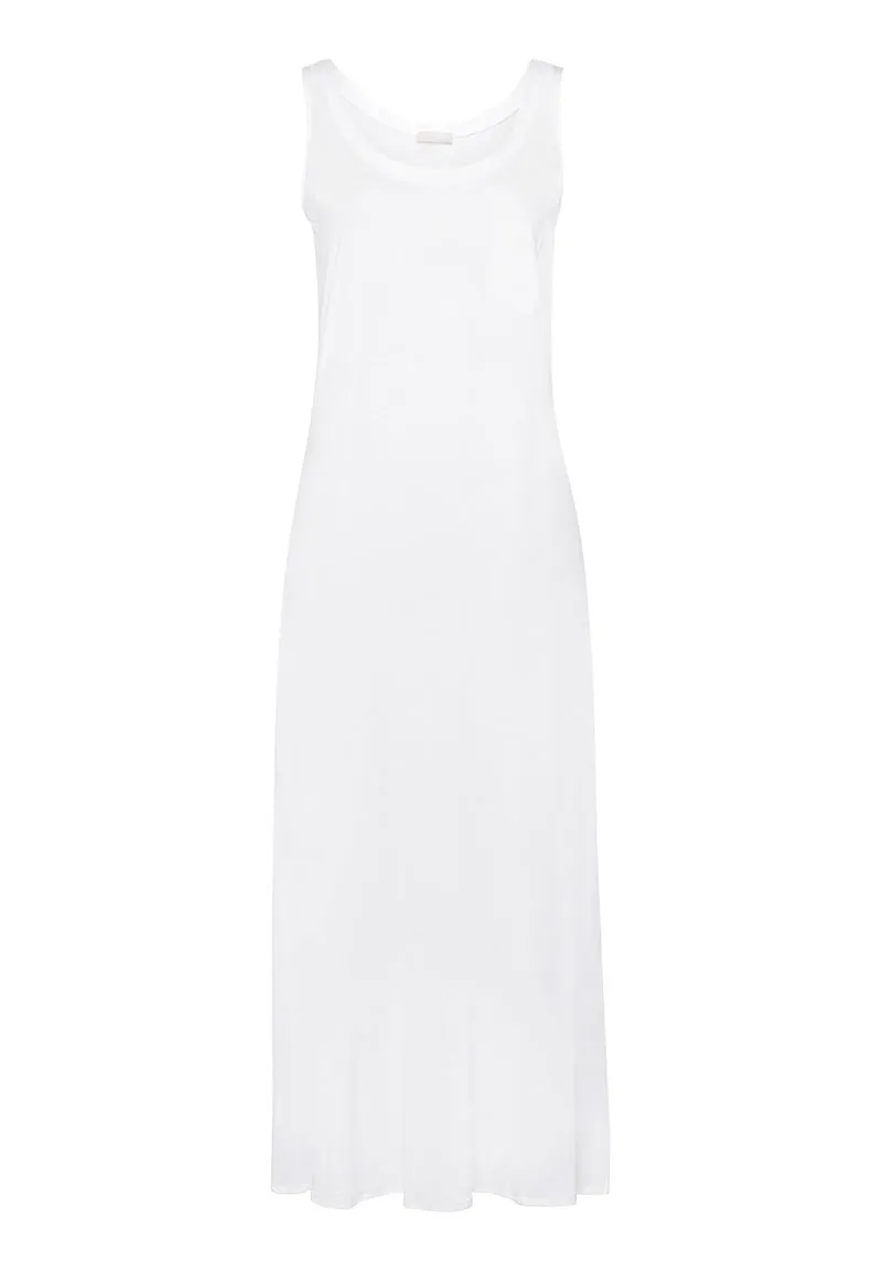 Cotton Deluxe Sleeveless Nightdress 130cm | white 077951-070101