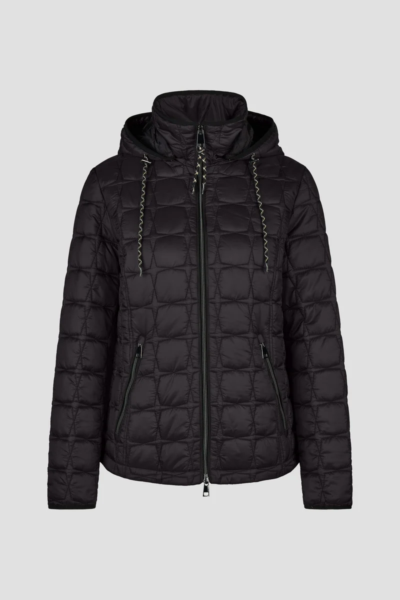 Sandwich-Steppjacke mit Kapuze