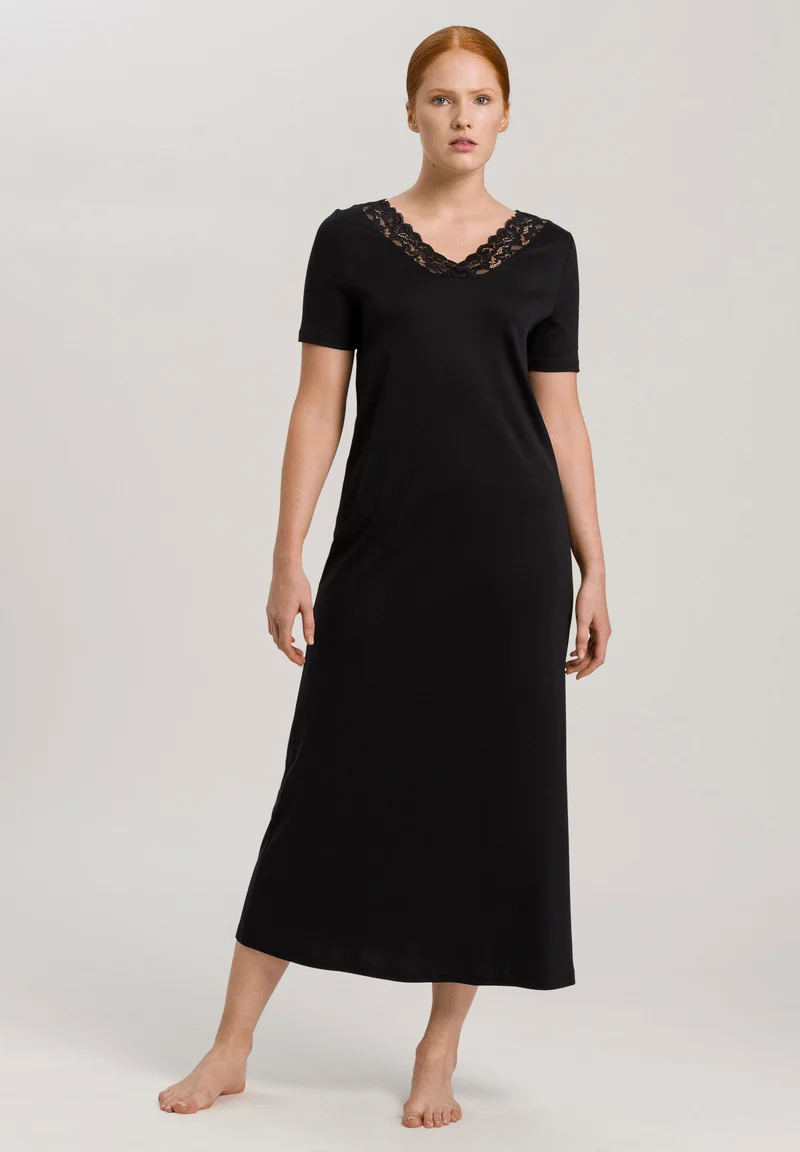 Moments NW S/SLV Nightdress 130cm | black 077933-070019